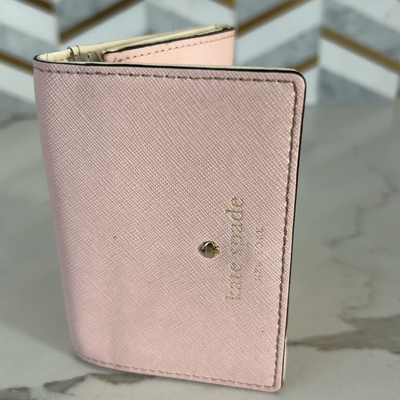 Kate Spade Mikas Pond Christine Light Pink Small Wallet Card Hokder - Picture 13 of 14